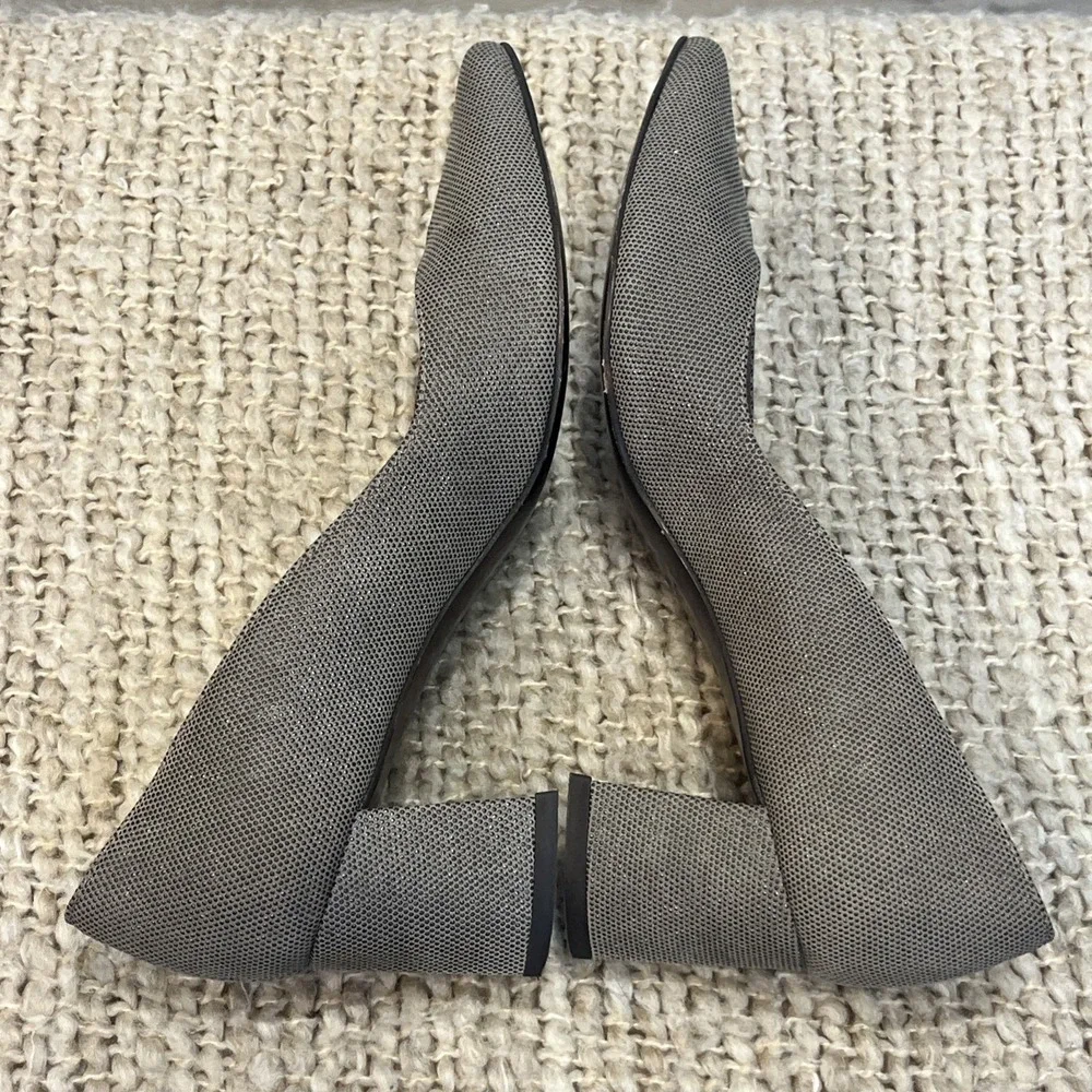 Stuart Weitzman Women's Pumps Taupe Gray Shimmer 2.5